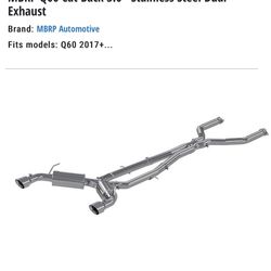 MBRP Q60 Exhaust 2017-2022