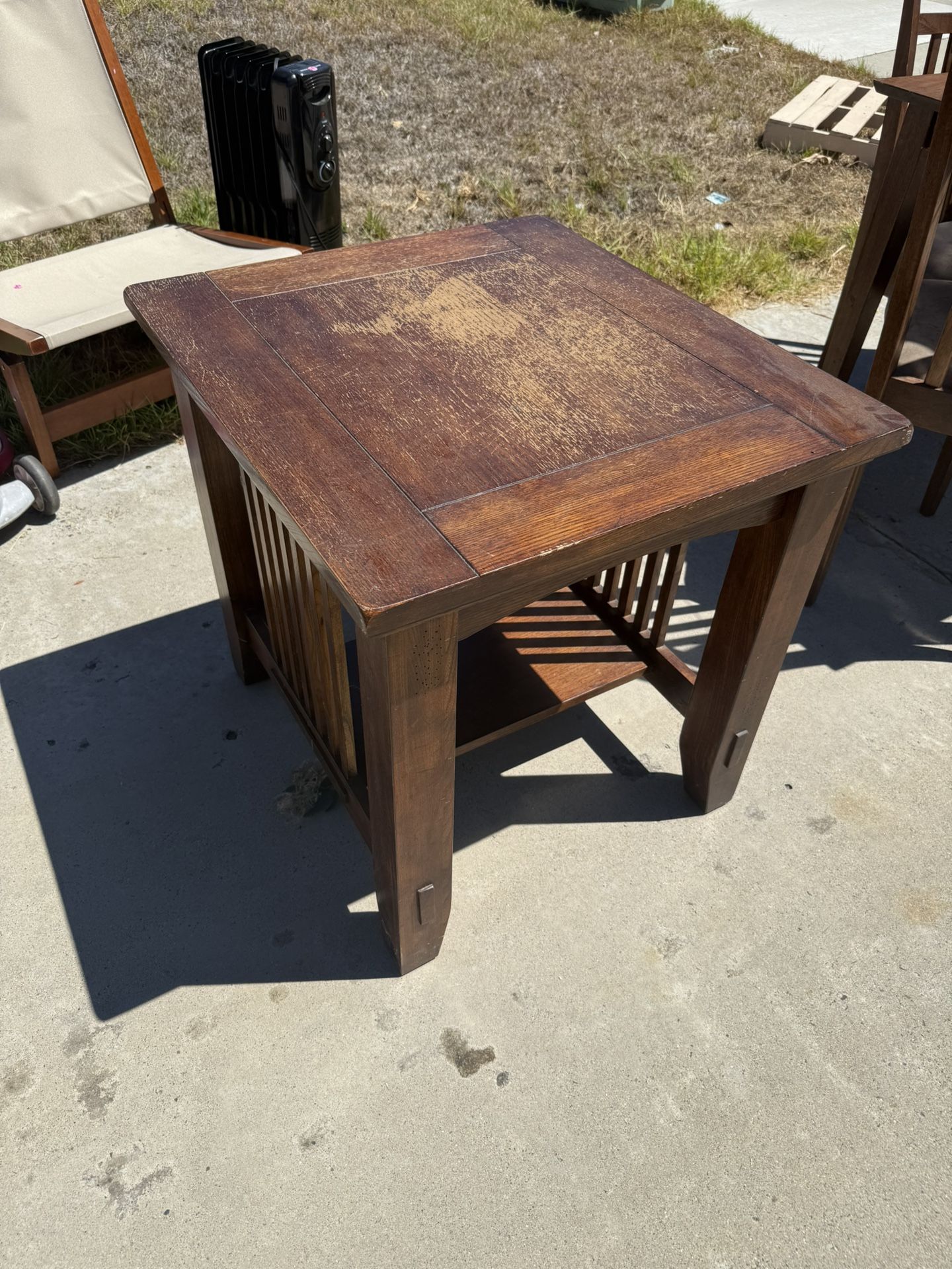 Small Wooden Side Table