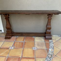 Austin Rustic Brown Console Table 