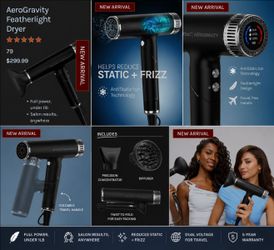 🔥 NEW Bio Ionic AeroGravity Featherlight Hair Dryer 🔥    Keywords:
Bio Ionic, BioIonic, AeroGravity, AeroGravity Dryer, Bio Ionic Dryer, Hair Dryer,