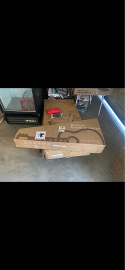 Guitar new never used factory sealed box opened for picturing