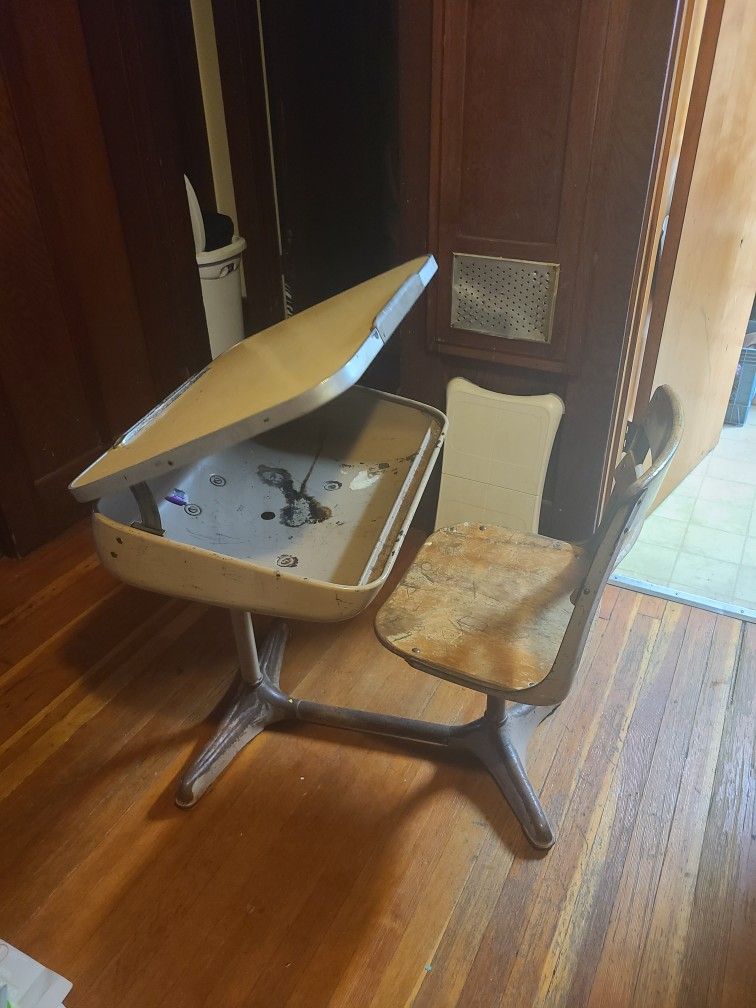Old Useable School Desk