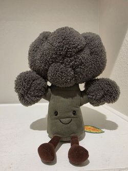 Jellycat Amuseables Stuffed Broccoli Plush NEW