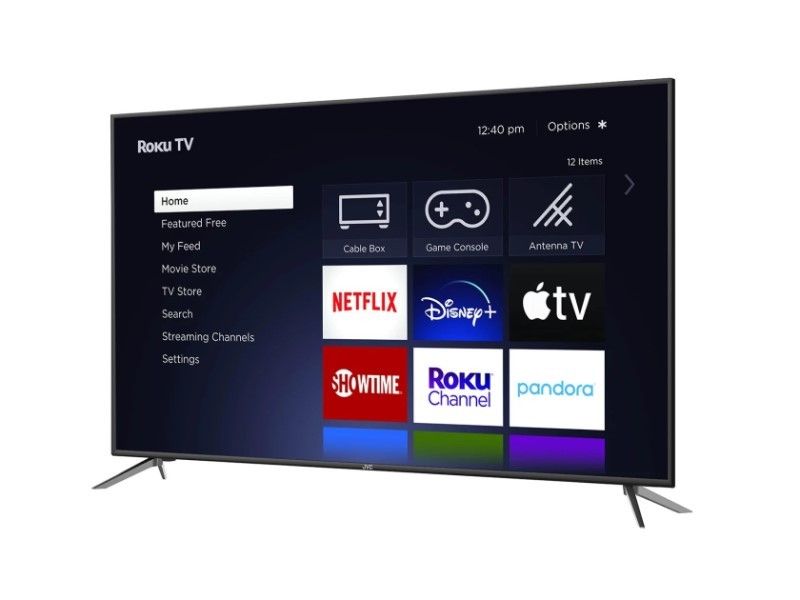 onn 75" Class 4K UHD (2160P) LED Frameless Roku Smart TV (100044717)