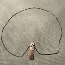 Handmade Pure Copper Charm Necklace