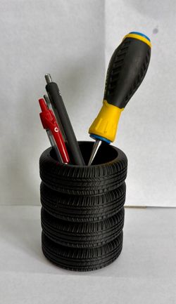 3d printed Tires pen or tool holder