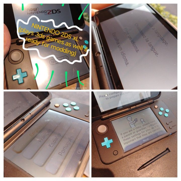 Nintendo 2DS XL β Great Condition + Charger + Stylus + Case (Plays 3DS Games)