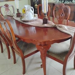 Dining Table With Six Chairs