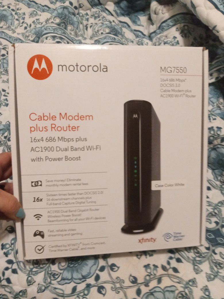 3-Motorola Cable Modem Plus Routers 