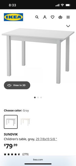 Kids Table & ONE Chair