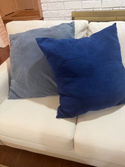 Oversized two Pillows 20”x20” each $8