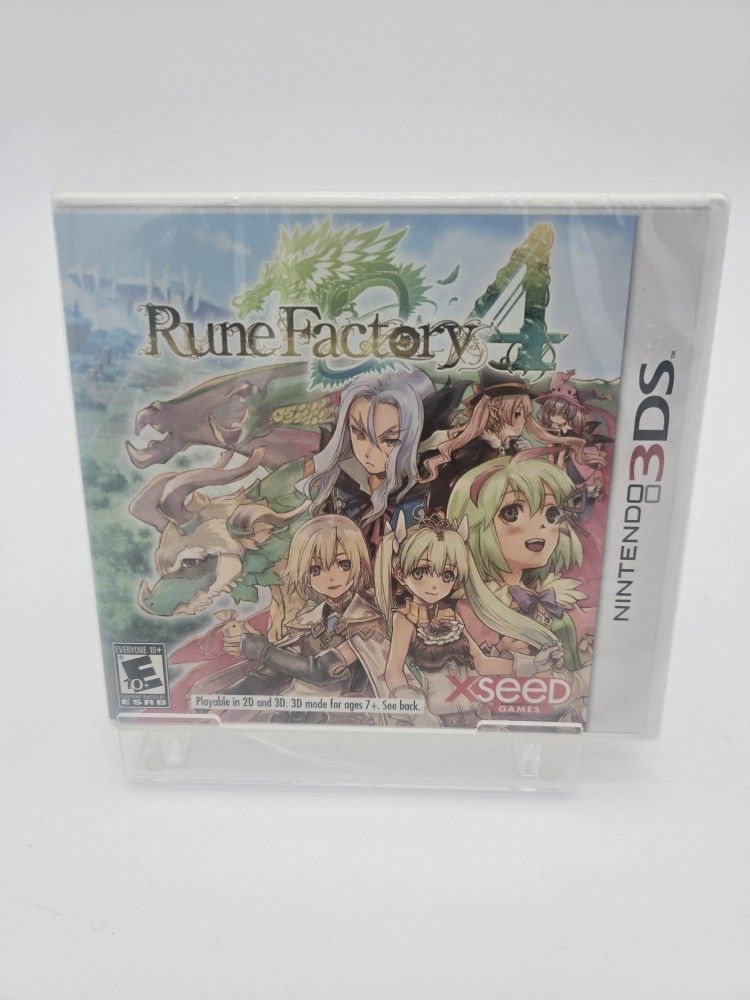 Nintendo 3ds Rune Factory 4 [Factory Sealed] Brand New
