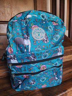 Olimpia Boston Terrier Backpack 