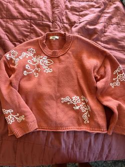 $5 Madewell embroidered sweater small