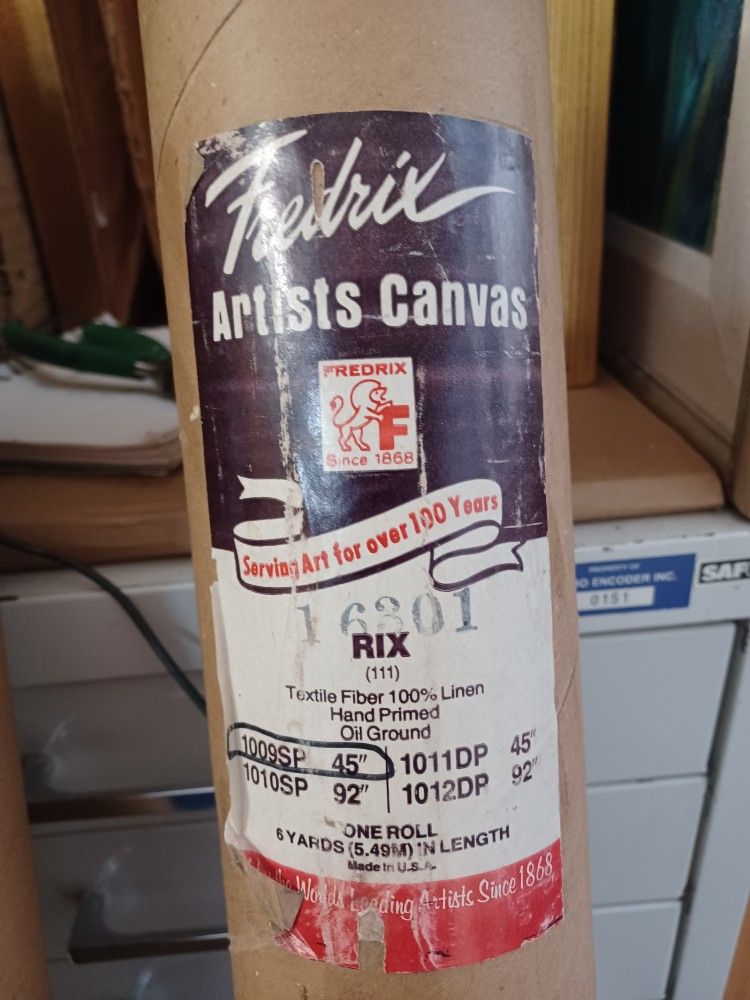 16 Yds X 45 " Fredrik Linen Primed Canvas 