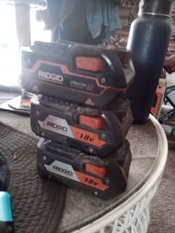 Ridgid 18v batteries