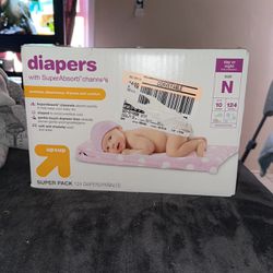 124 Newborn Diapers!