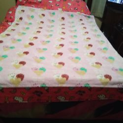 Baby Girls Blanket Lot Of 8