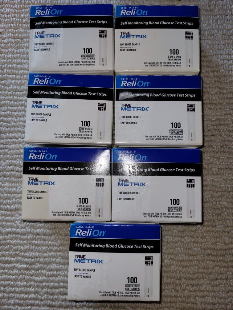 ReliOn TRUE METRIX 100 TEST STRIPS