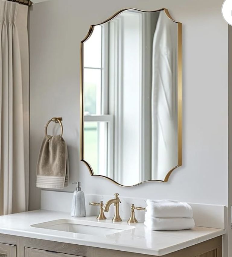 Mirror Gold New 35x24