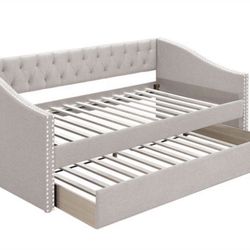 Daybed W Trundled Twin Not Including Mattress