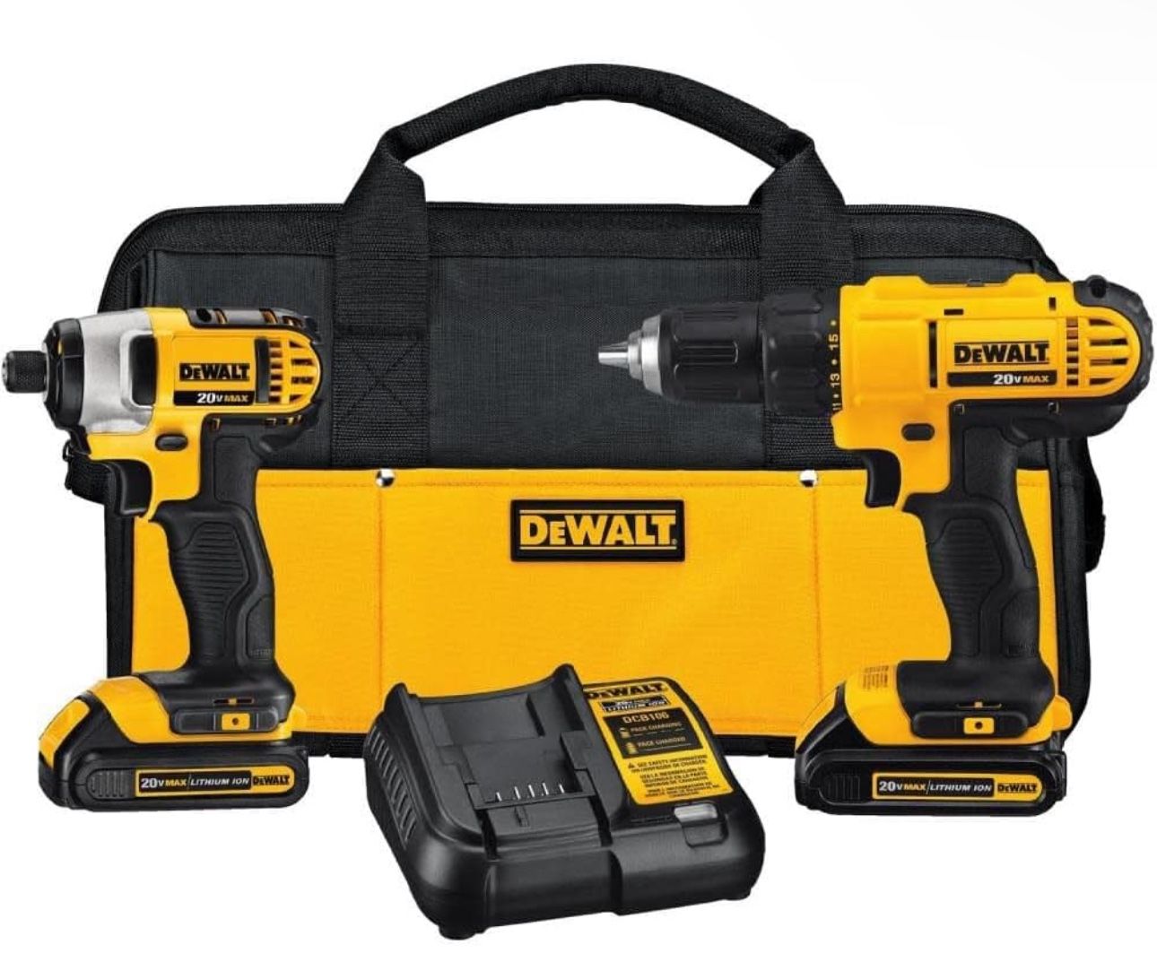 DEWALT 20V MAX Cordless Drill and Impact Driver