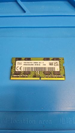 SK Hynix 16GB PC4-25600 DDR4-3200AA 1Rx8 SODIMM Laptop RAM

Take out from working laptop