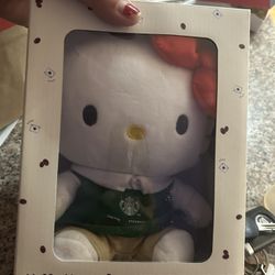 Hello kitty Star Bucks Plush Doll