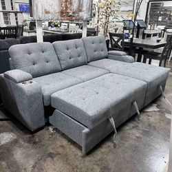 Fall Deal! Pull-Out Sleeper Sectional 