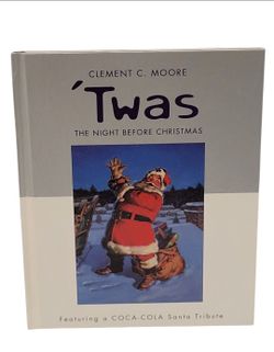 'Twas The Night Before Christmas By Clement C. Moore - Coca-Cola Santa Hallmark. Vintage Very Good Condition. The product is a special edition hardcov