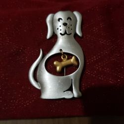 Vintage JJ Jonette Dog Pin 