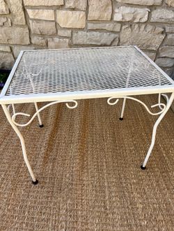 Vintage metal table