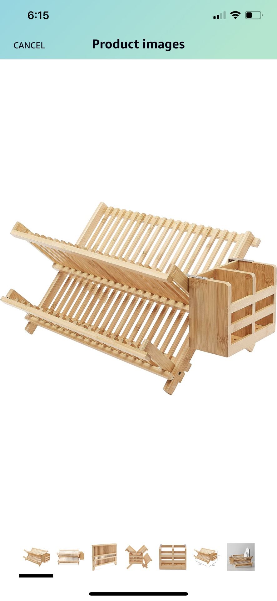 Bamboo Dish Drying Rack