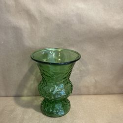 1960s Flower Glass Vase
