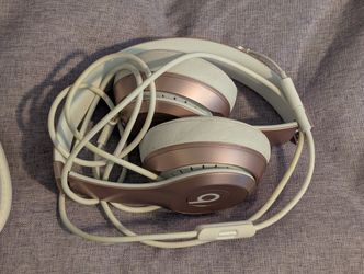 Beats by Dre Solo3 Wired Headphones (Rose Gold)
