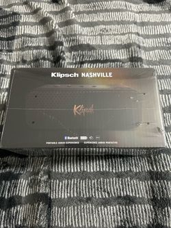 Brand New Klipsch Nashville Portable Bluetooth Speaker - Black: Waterproof, USB Rechargeable, IP67