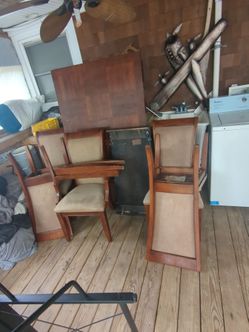 Legacy classic 7-piece dining table and chairs with leaf