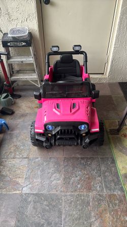 Pink Electric Car For Kids