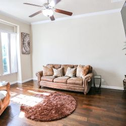 Beautiful sleeper sofa and reclining chair