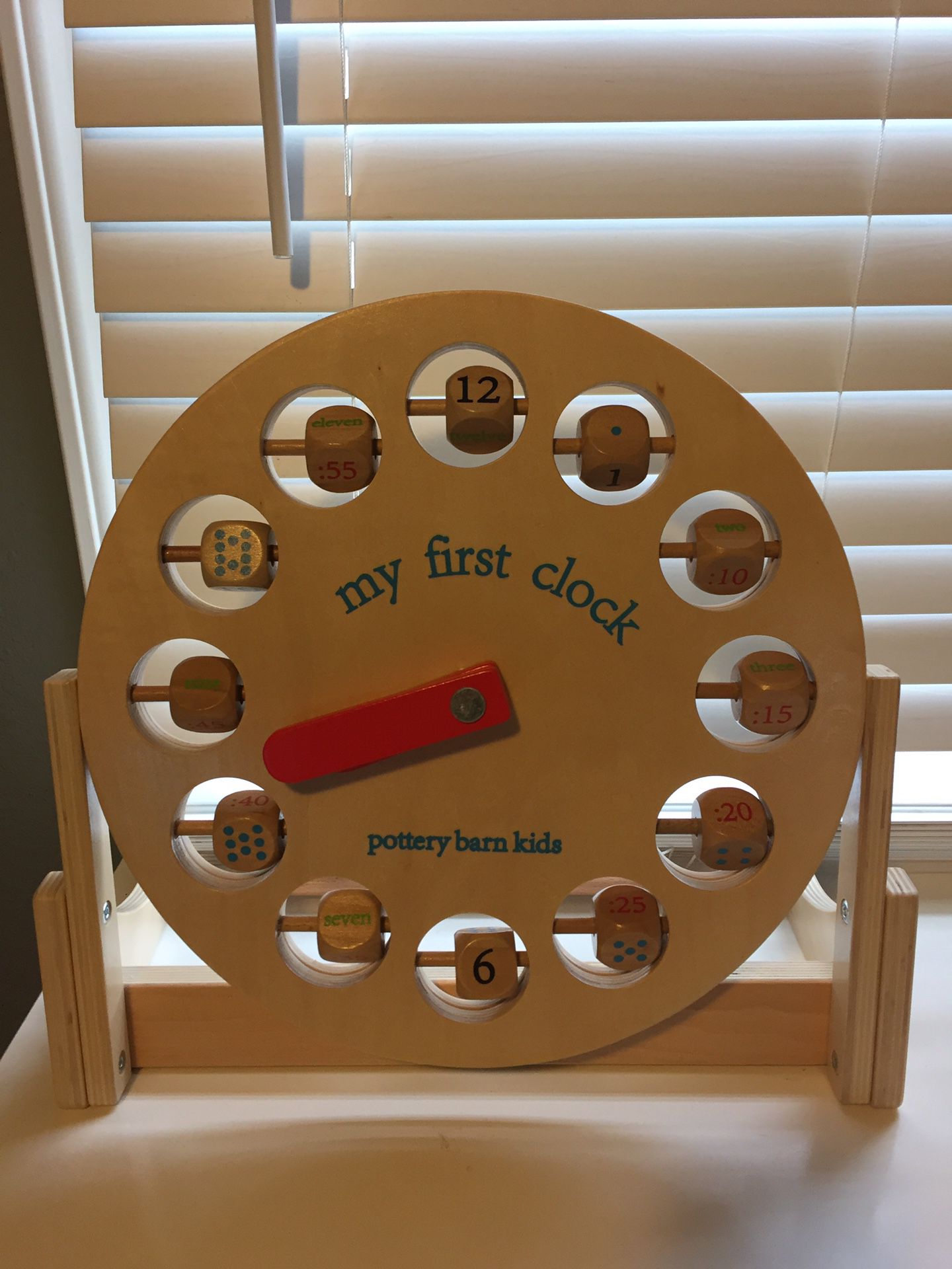 Toy clock - Pottery Barn Kids