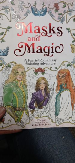 Choose your own adventure adult coloring book