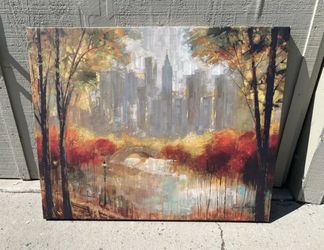 Cityscape Autumn Painting