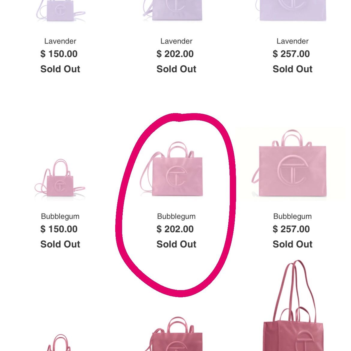 LARGE Bubblegum Pink Telfar Bag for Sale in Chicago, IL - OfferUp
