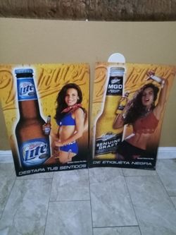 MILLER BEER SIGNS