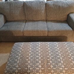 Couch with Ottoman