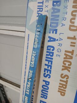 Open Box Extra-Wide Wood Carpet Tack Strips