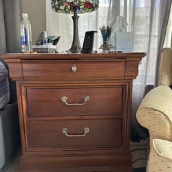Solid Wood Nightstand / Side Table