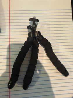 Tripod for phone, camera, etc.