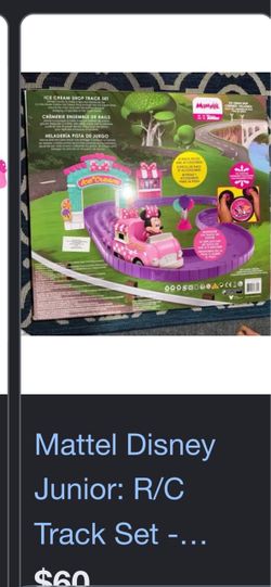 Minnie mouse r/c truck and track set