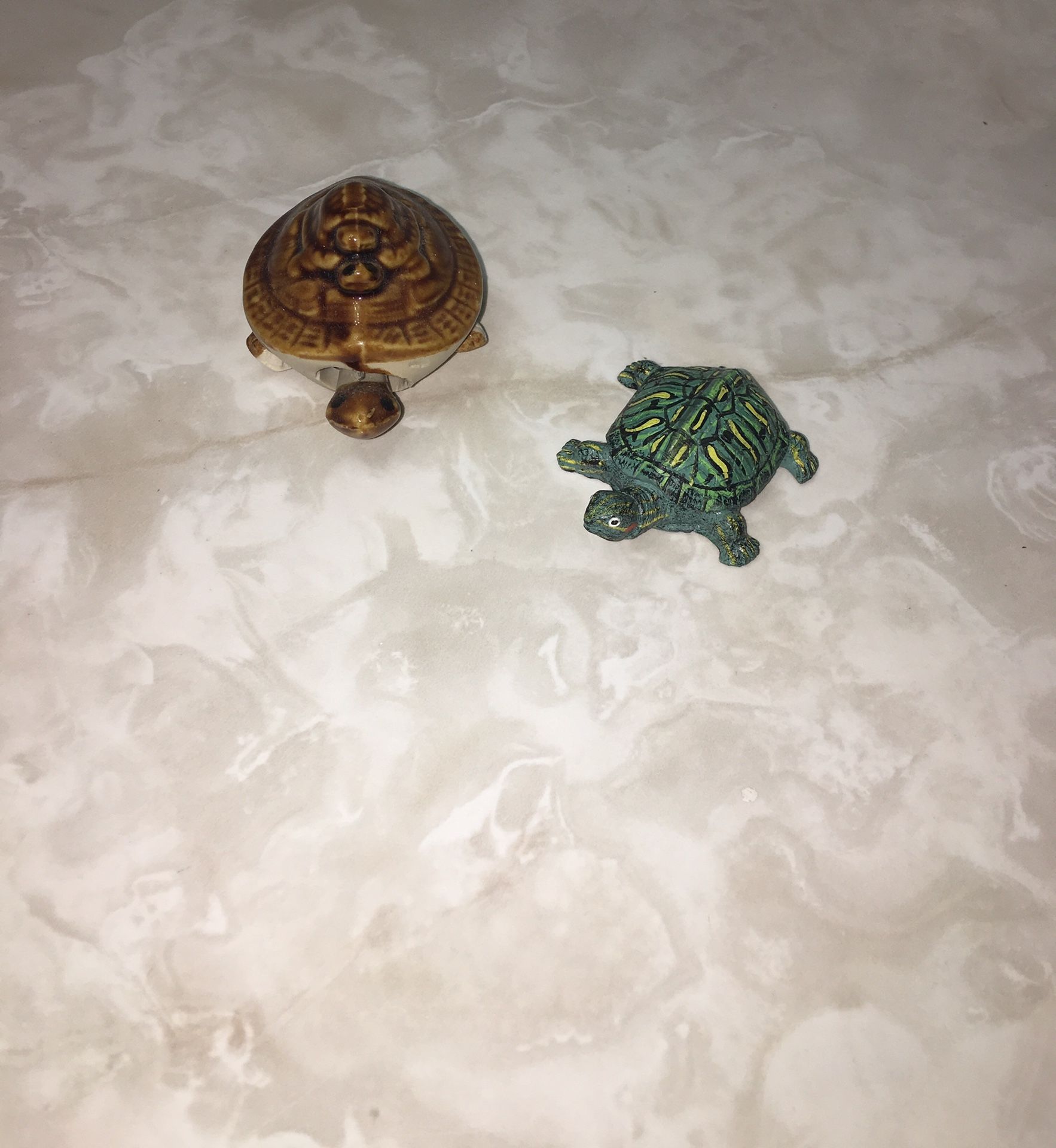 Porcelain Decorative Turtles